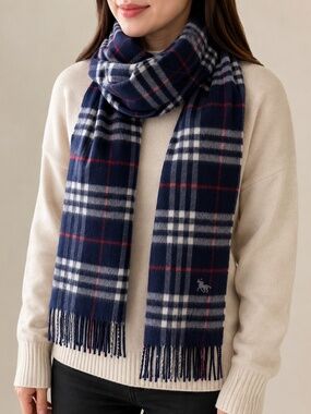 Authentic Vintage Burberry cashmere scarf